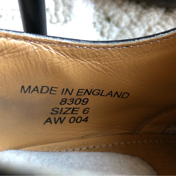 Dr. Martens Black Cap Toe Leather Shoes - Picture 5 of 8